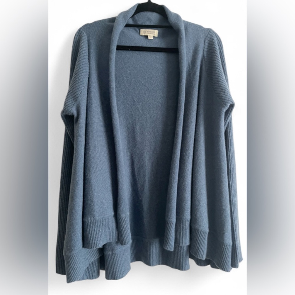 Kinross Slate Blue Open Front Cardigan

Pre-owned - Good